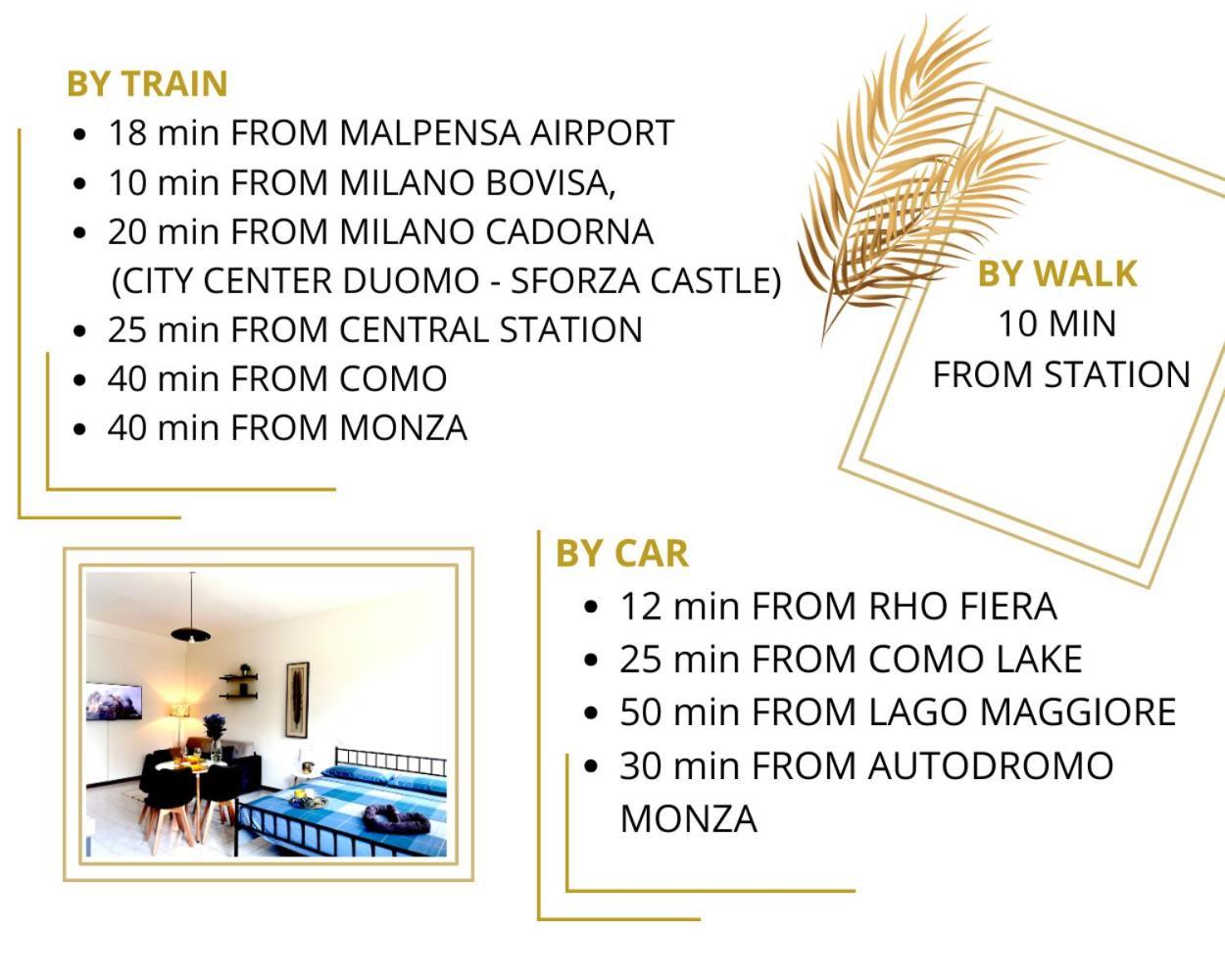 A Due Passi - 2 Milano - Como - Malpensa Aeroporto - Rho Fiera Saronno Exteriör bild
